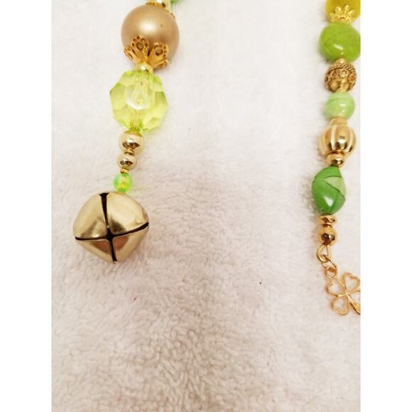 Lime green and gold Christmas icicle ornaments c19* - Picture 8 of 9